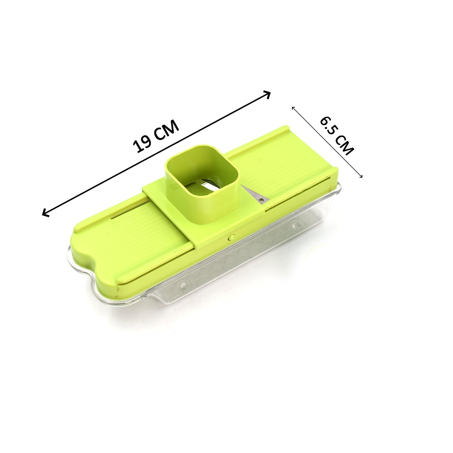 Stainless steel fruit and vegetable slicer. Stainless steel fruit and vegetable slicer.